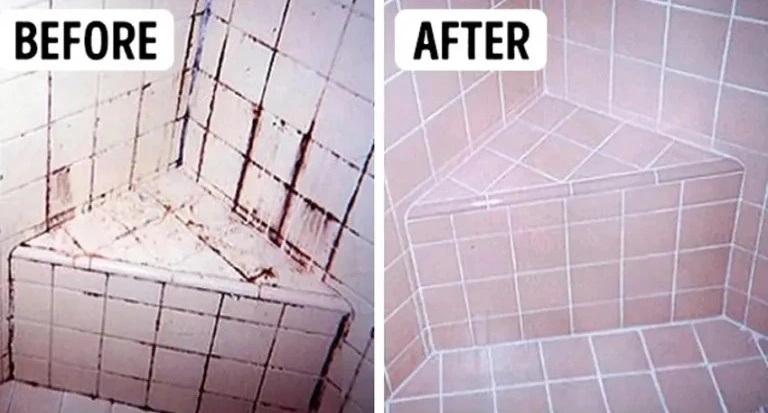 Cách hay giúp làm sạch rãnh gạch đen trong nhà tắm-1