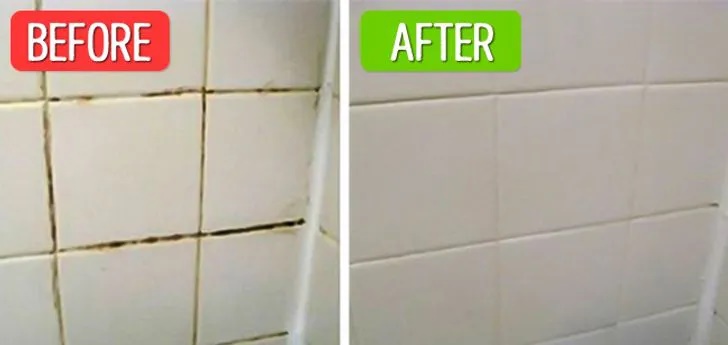 Cách hay giúp làm sạch rãnh gạch đen trong nhà tắm-3
