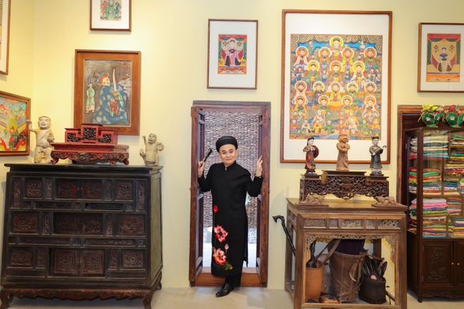 Cận cảnh biệt phủ của vua hài đất Bắc Xuân Hinh: Xây toàn bộ bằng gạch đỏ, có sân vườn ao cá rộng thênh thang-9