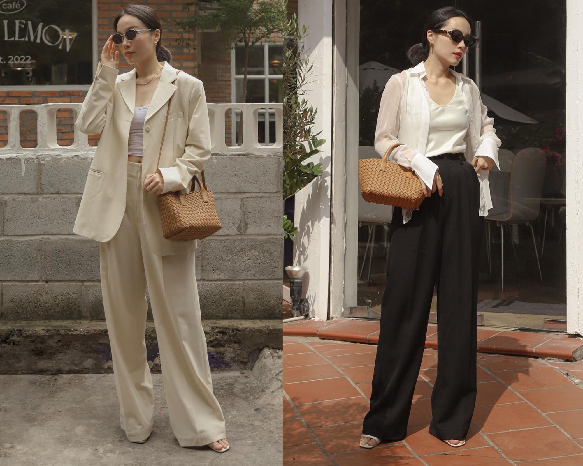 Cao chưa đến 1m60, Hà Trúc thường diện 4 kiểu quần dài tôn dáng-3