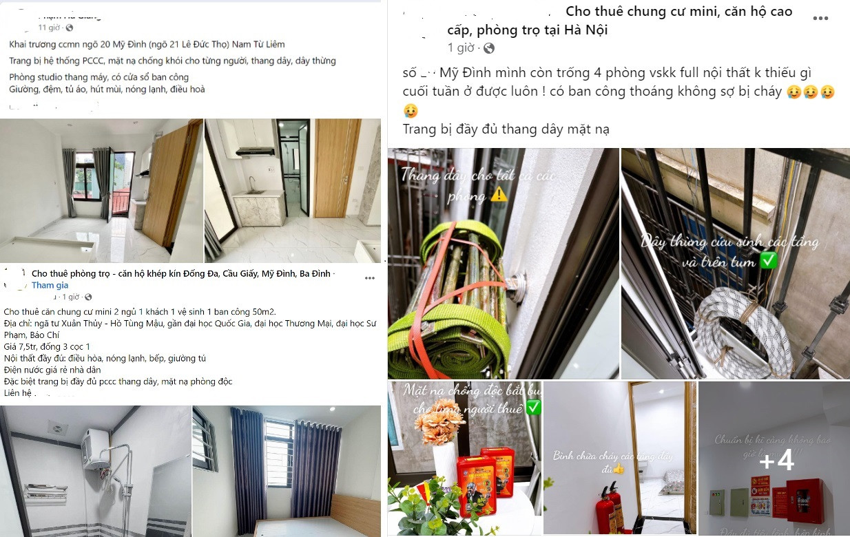 Chủ chung cư mini vội vã sắm thang dây, mặt nạ để giữ giá, kéo khách-1