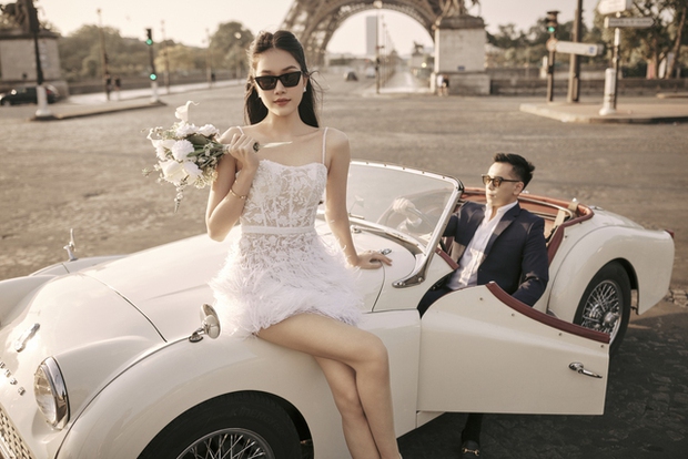 Á hậu Phương Anh tung trọn bộ ảnh cưới xịn xò tại Pháp, tố chồng tiến sĩ nói dối 1 chuyện lúc cưa cẩm-1