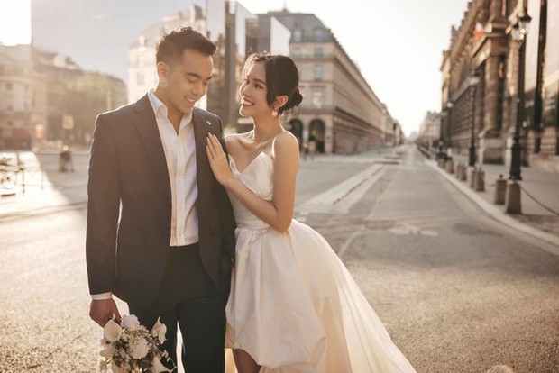 Á hậu Phương Anh tung trọn bộ ảnh cưới xịn xò tại Pháp, tố chồng tiến sĩ nói dối 1 chuyện lúc cưa cẩm-17