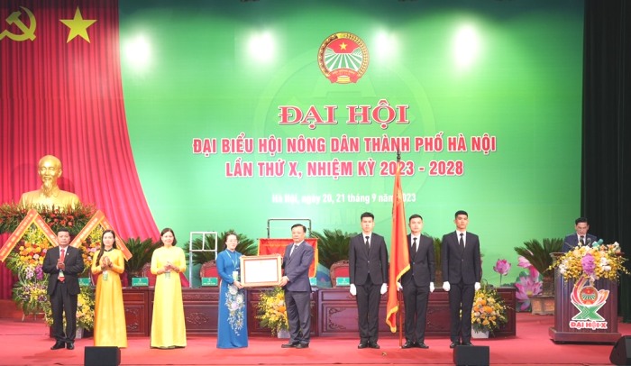 Đại hội đại biểu Hội Nông dân thành phố Hà Nội, lần thứ X: Đoàn kết - Trách nhiệm - Sáng tạo - Hợp tác - Phát triển”-1