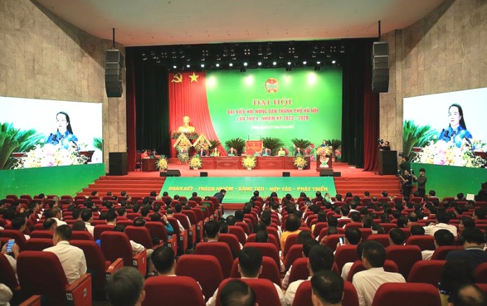 Đại hội đại biểu Hội Nông dân thành phố Hà Nội, lần thứ X: Đoàn kết - Trách nhiệm - Sáng tạo - Hợp tác - Phát triển”-3