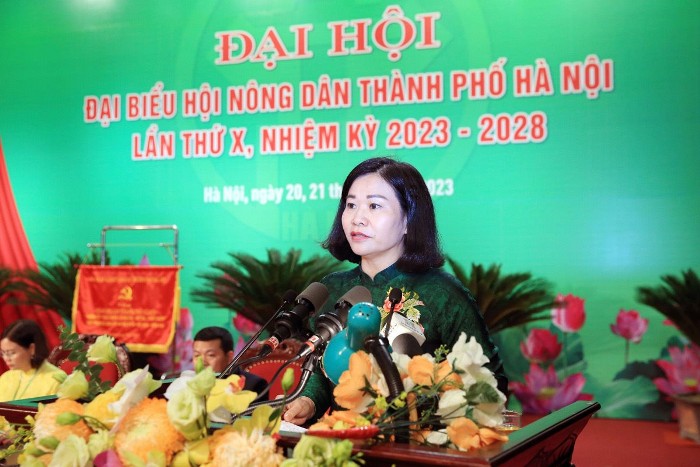 Đại hội đại biểu Hội Nông dân thành phố Hà Nội, lần thứ X: Đoàn kết - Trách nhiệm - Sáng tạo - Hợp tác - Phát triển”-5