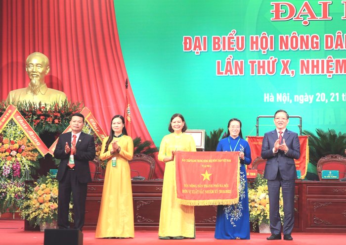Đại hội đại biểu Hội Nông dân thành phố Hà Nội, lần thứ X: Đoàn kết - Trách nhiệm - Sáng tạo - Hợp tác - Phát triển”-6