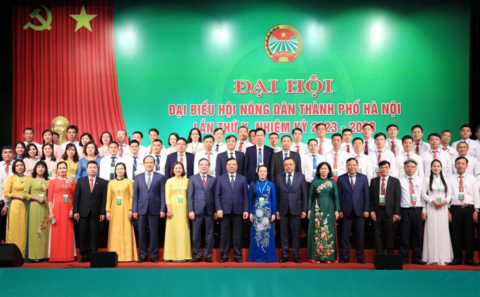 Đại hội đại biểu Hội Nông dân thành phố Hà Nội, lần thứ X: Đoàn kết - Trách nhiệm - Sáng tạo - Hợp tác - Phát triển”-8