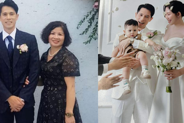 Vợ Đình Trọng xuất hiện giản dị, nhìn cử chỉ đoán ngay mối quan hệ với mẹ chồng-9