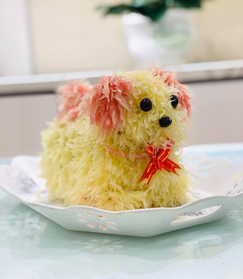 Mách bạn cách làm chó bưởi xinh xắn, trang trí cực đẹp cho mâm cỗ Trung thu-4