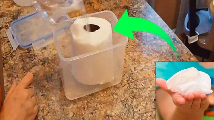 Đổ giấm trắng vào giấy vệ sinh có tác dụng gì?-1