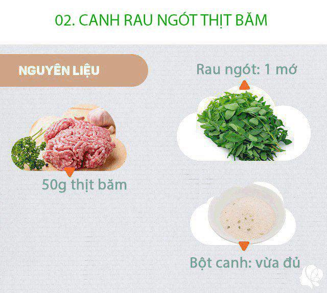 Bữa cơm đơn giản chỉ 3 món hợp ngày mát trời-4