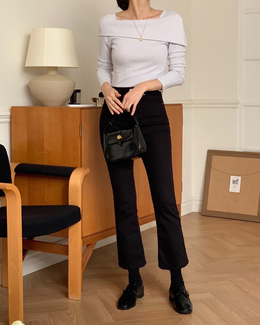 10 cách mặc áo thun dài tay chuẩn thanh lịch tới công sở-4