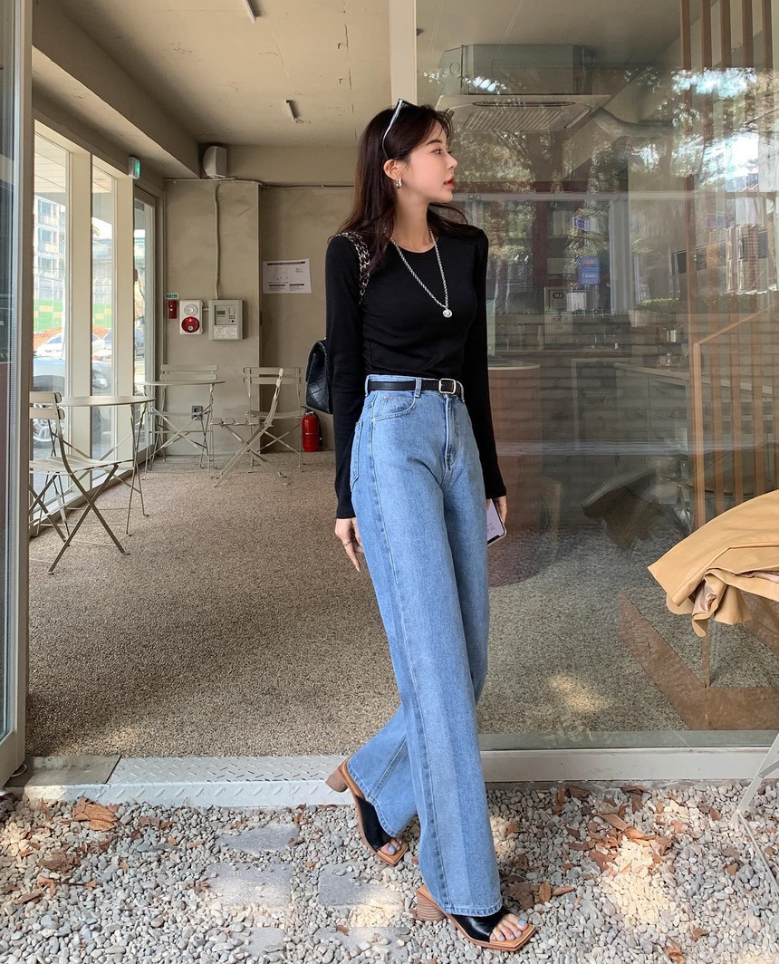 10 cách mặc áo thun dài tay chuẩn thanh lịch tới công sở-9