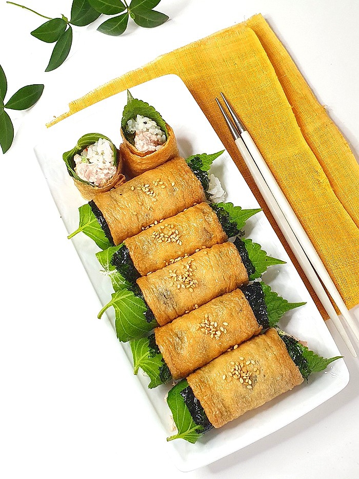 Gợi ý hộp cơm trưa với món đậu phụ cuộn cơm kiểu Hàn vừa ngon vừa dễ làm-11