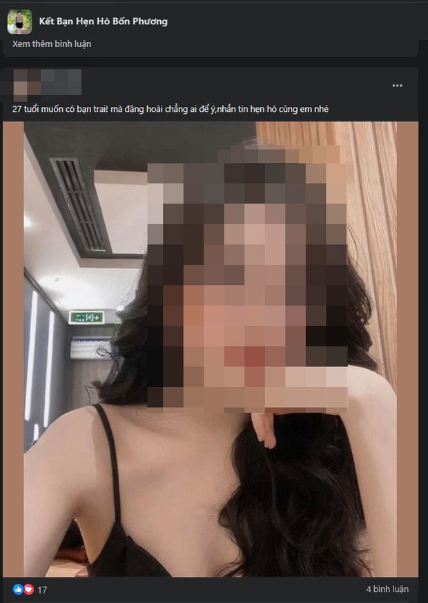 Bẫy tình rình rập từ những quảng cáo hội nhóm hẹn hò, mại dâm trá hình trên mạng xã hội-3