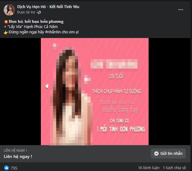 Bẫy tình rình rập từ những quảng cáo hội nhóm hẹn hò, mại dâm trá hình trên mạng xã hội-4