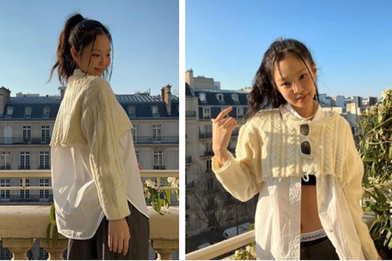 Bao nhiêu lần diện áo sơ mi là bấy nhiêu lần Jennie ghi điểm với các chiêu mix đồ cực