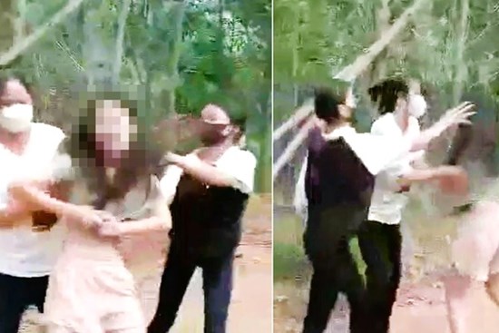 Nữ sinh bị nhóm bạn ép lên xe, chở vào rừng hành hung