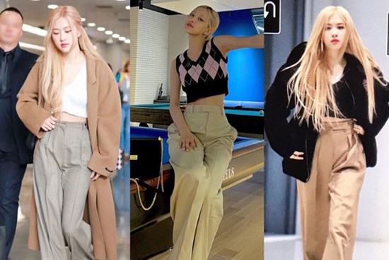 4 kiểu quần dài giúp phong cách của Rosé luôn sang trọng