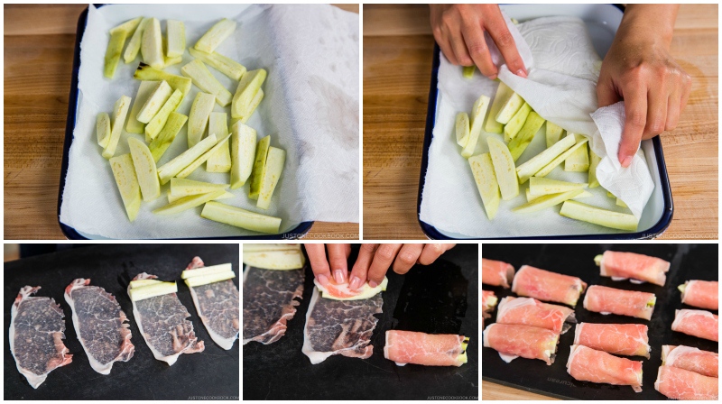 Thịt cuộn cà tím sốt gừng ngon miệng phòng cảm cúm-4