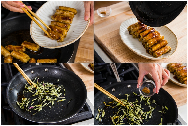 Thịt cuộn cà tím sốt gừng ngon miệng phòng cảm cúm-8