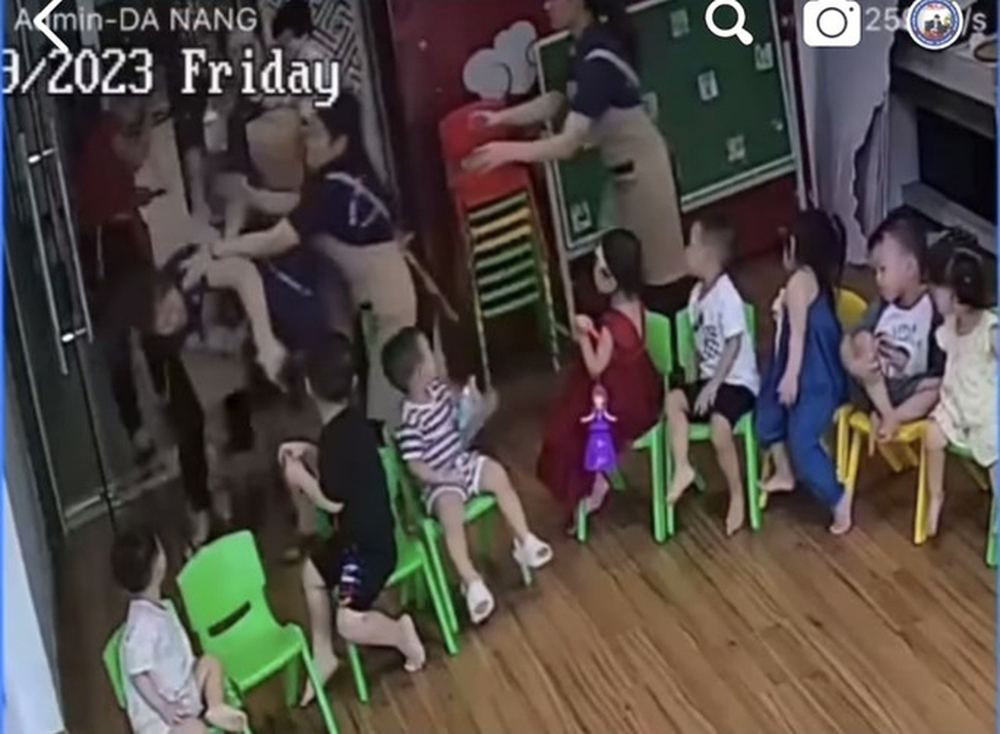 Xôn xao clip giáo viên cơ sở mầm nom ẩu đả trước mặt trẻ-1