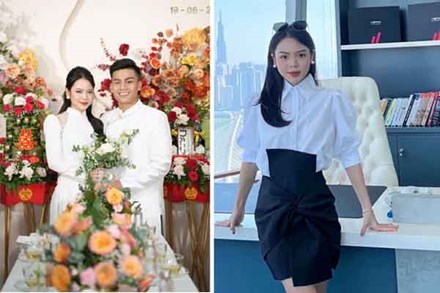 Tiền vệ U22 Việt Nam lấy vợ là cô chủ khách sạn 4 sao, CEO của thương hiệu thời trang có tiếng