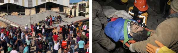 Khoảnh khắc nhà thờ đổ sập trong tích tắc khiến 70 người thương vong-1