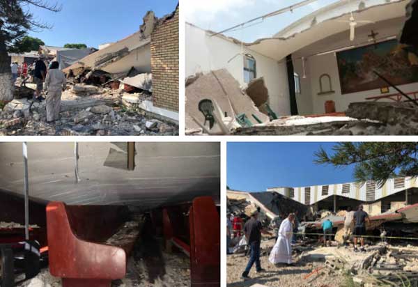 Khoảnh khắc nhà thờ đổ sập trong tích tắc khiến 70 người thương vong-2