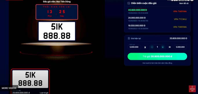 Đại gia trúng biển số xe siêu đẹp 51K-888.88 với hơn 32 tỉ đồng bỏ cọc?-2