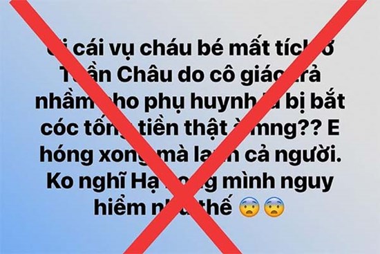 Thông tin bắt cóc cháu bé ở Hạ Long là giả, 'phụ huynh nhờ đón nhầm con'