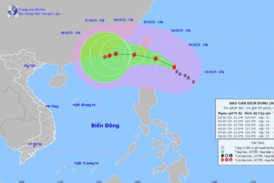 Tin bão mới nhất chiều 3/10 và cảnh báo triều cường ven biển Đông Nam Bộ