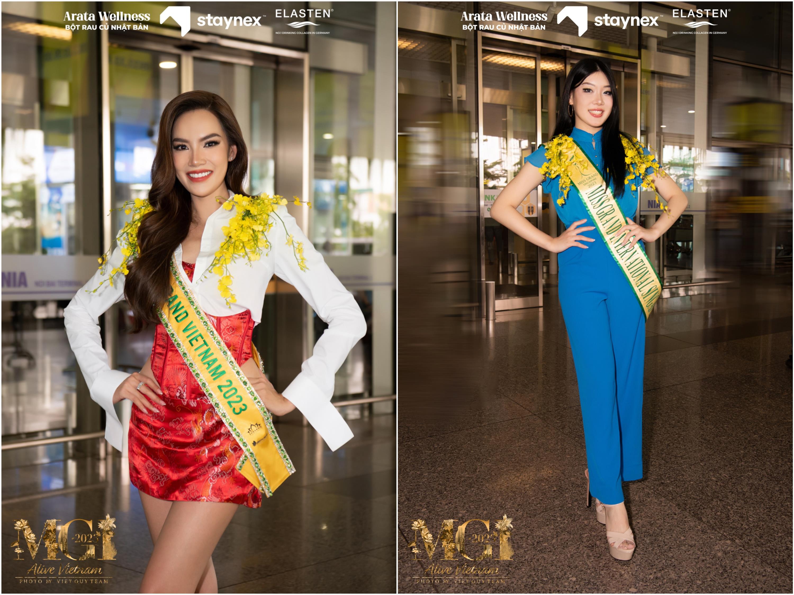 Những thí sinh Miss Grand International 2023 đầu tiên đã đến Việt Nam-1