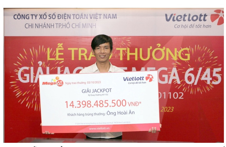 Lần đầu chủ nhân giải Vietlott nhận hơn chục tỷ đồng nhưng không đeo mặt nạ-1