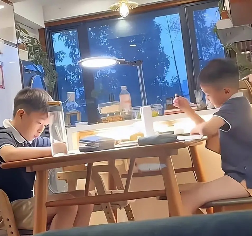 Quay cảnh 2 đứa con ngồi học, mẹ bất ngờ bị chỉ trích: Sao lại có suy nghĩ nuôi dạy con tai hại như vậy?-1