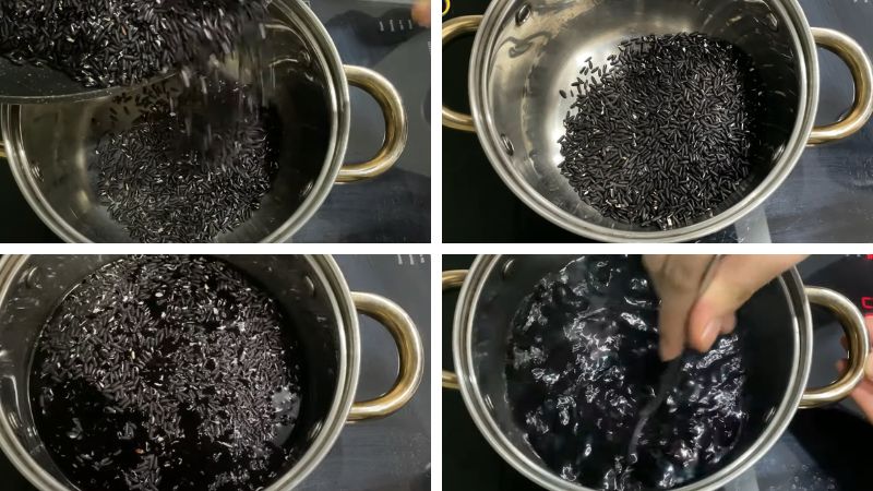Cách làm sữa gạo lứt đen béo thơm, tốt cho sức khỏe-3