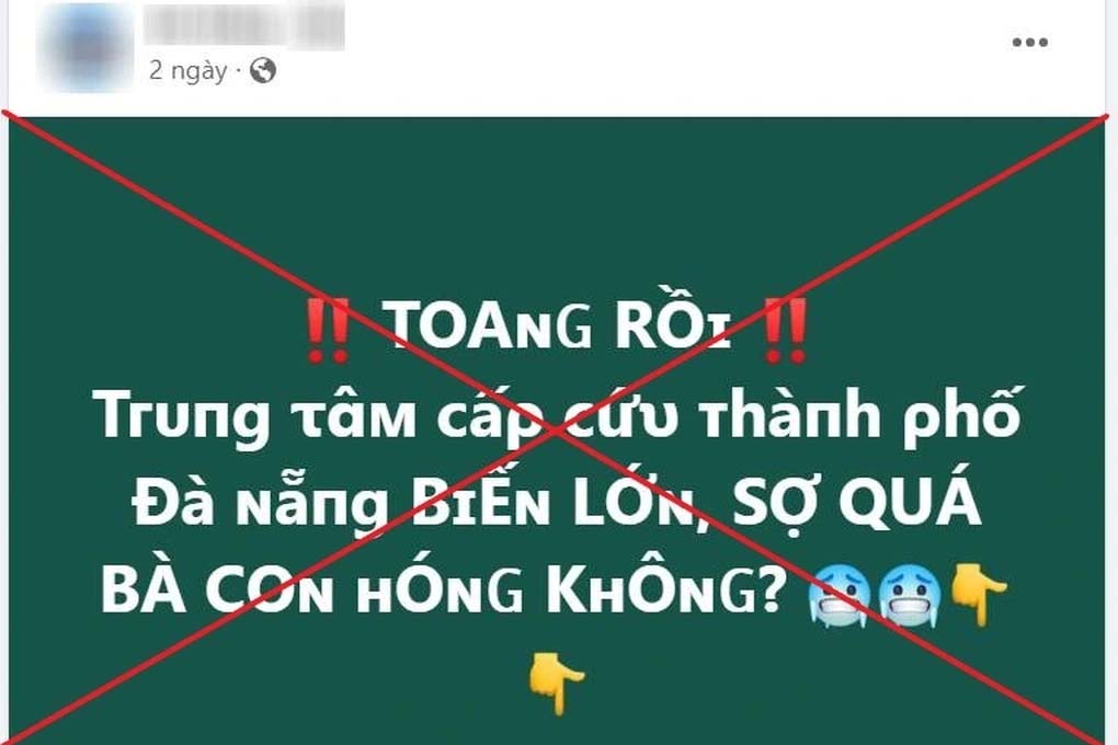 Thực hư bài đăng Toang rồi! Trung tâm cấp cứu Đà Nẵng có biến-1