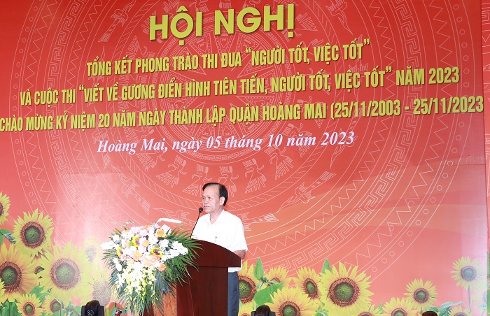 Lấy cái đẹp, dẹp cái xấu, nhân lên nhiều điển hình hay, việc làm tốt tại quận Hoàng Mai-3