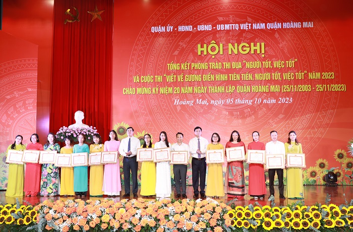 Lấy cái đẹp, dẹp cái xấu, nhân lên nhiều điển hình hay, việc làm tốt tại quận Hoàng Mai-6