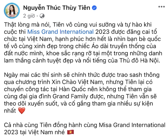 Thùy Tiên bất ngờ bị mami Teresa” bỏ theo dõi ngay khi Miss Grand International 2023 vừa khởi động, chuyện gì đây?-4