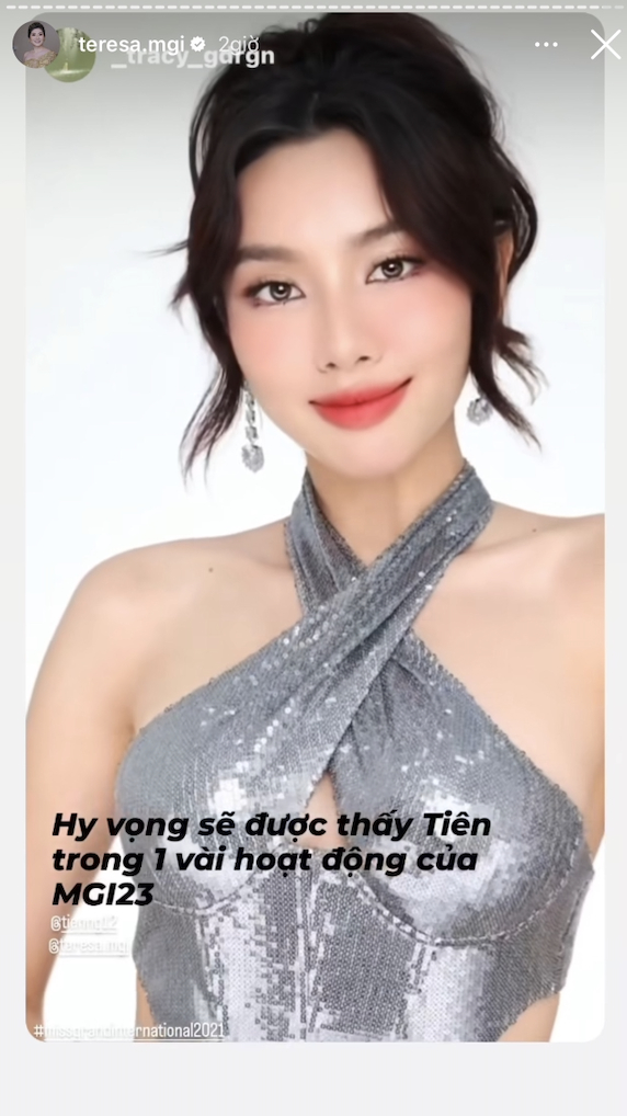 Thùy Tiên bất ngờ bị mami Teresa” bỏ theo dõi ngay khi Miss Grand International 2023 vừa khởi động, chuyện gì đây?-3