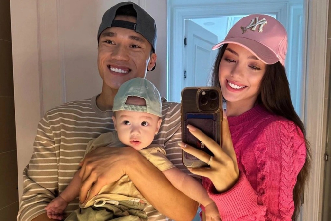 Coi trai Bùi Tiến Dũng hơn 10 tháng tuổi đã vào bếp, làm gì mà Dianka mừng rỡ khoe lên mạng?-4