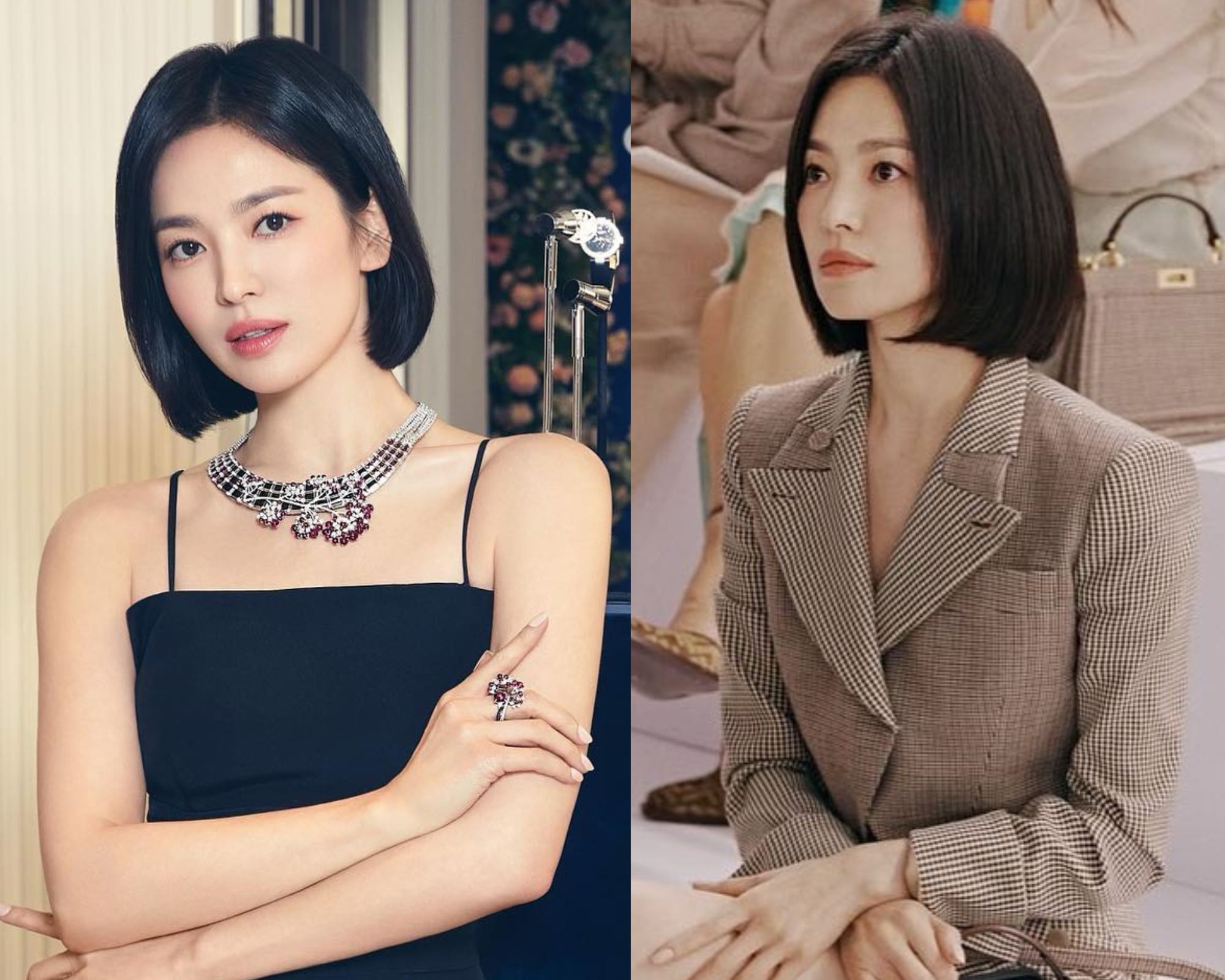 5 kiểu tóc tối màu sang trọng mà vẫn trẻ trung của Song Hye Kyo-2