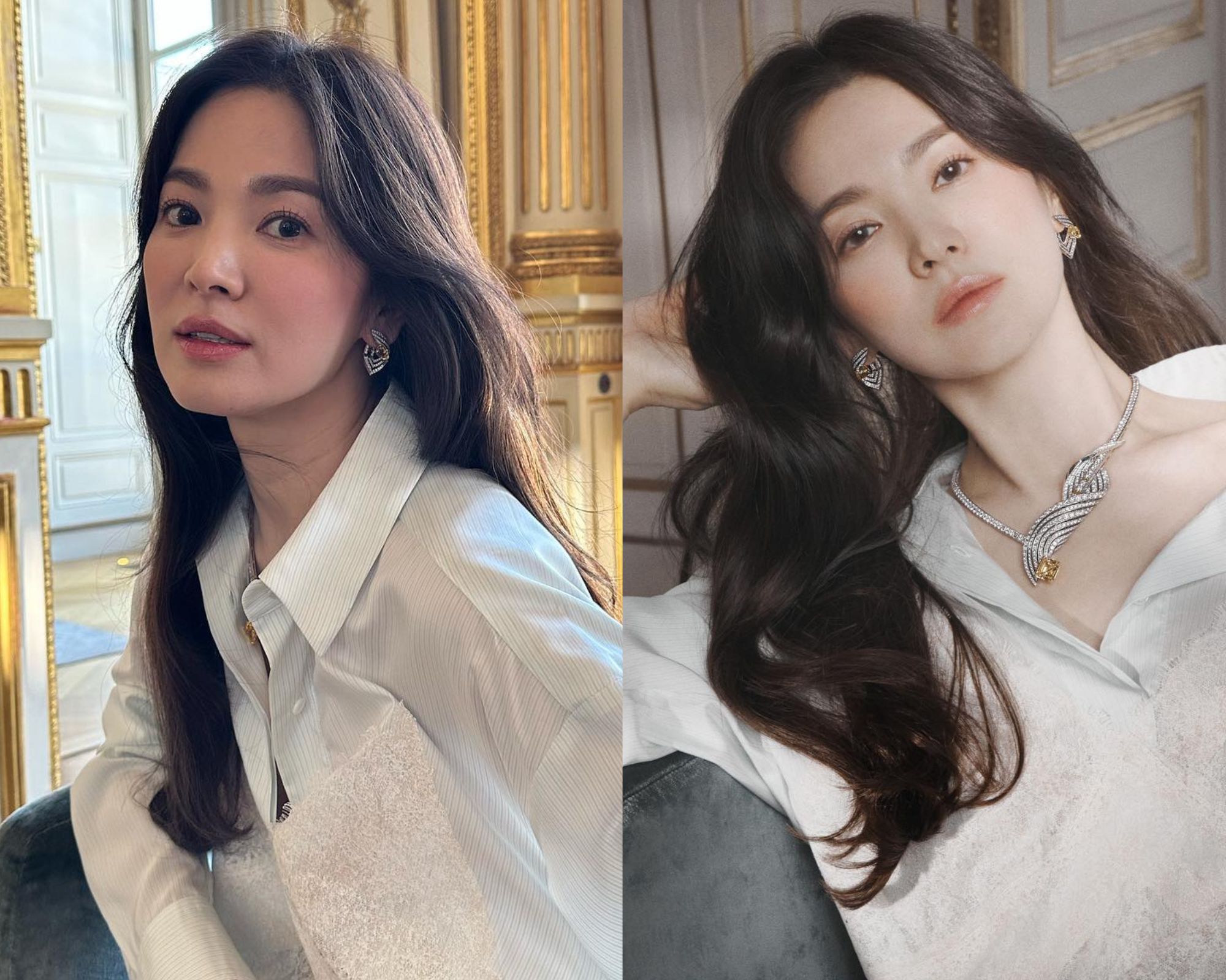 5 kiểu tóc tối màu sang trọng mà vẫn trẻ trung của Song Hye Kyo-4