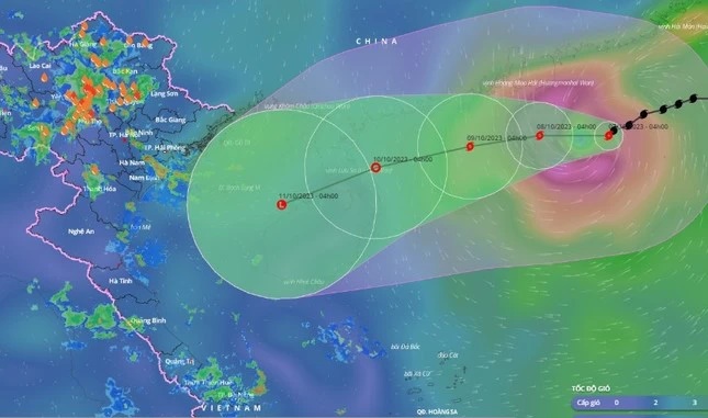 Bão số 4 mạnh lên cấp 13, diễn biến rất khó lường-1