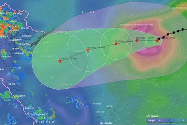 Bão số 4 diễn biến lạ thường, áp thấp mới xuất hiện-2