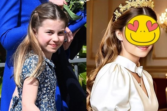 AI dự đoán nhan sắc tương lai của 3 đứa trẻ nhà William và Kate, chân dung Charlotte khiến người hâm mộ kinh ngạc