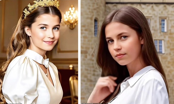 AI dự đoán nhan sắc tương lai của 3 đứa trẻ nhà William và Kate, chân dung Charlotte khiến người hâm mộ kinh ngạc-3