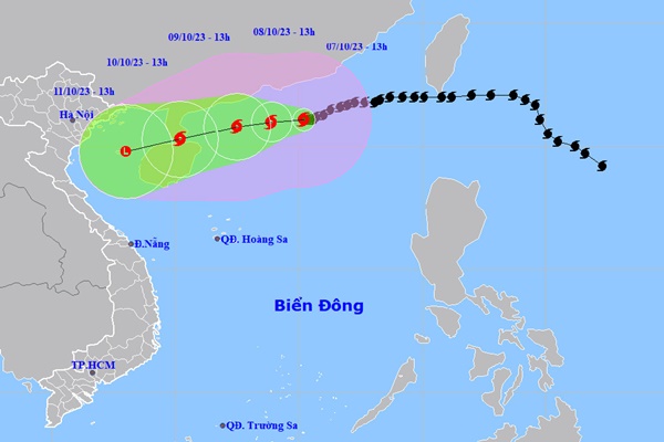 Bão số 4 diễn biến lạ thường, áp thấp mới xuất hiện-1